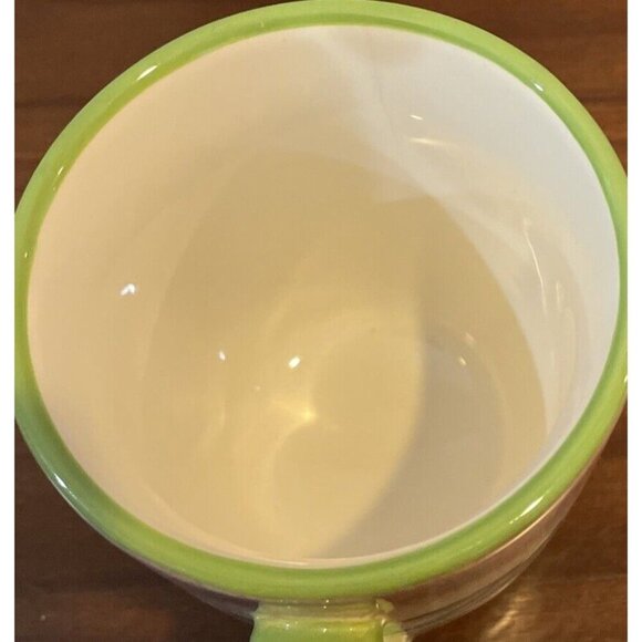 Oneida Chillin Winter Penguin Coffee Tea Mug Handpainted Earthenware Ceramic - Picture 5 of 8